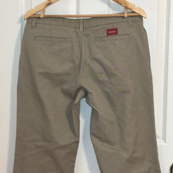 Dickies Straight leg Khaki Pants, Uniform, flat front, work, 11 - Picture 5 of 6